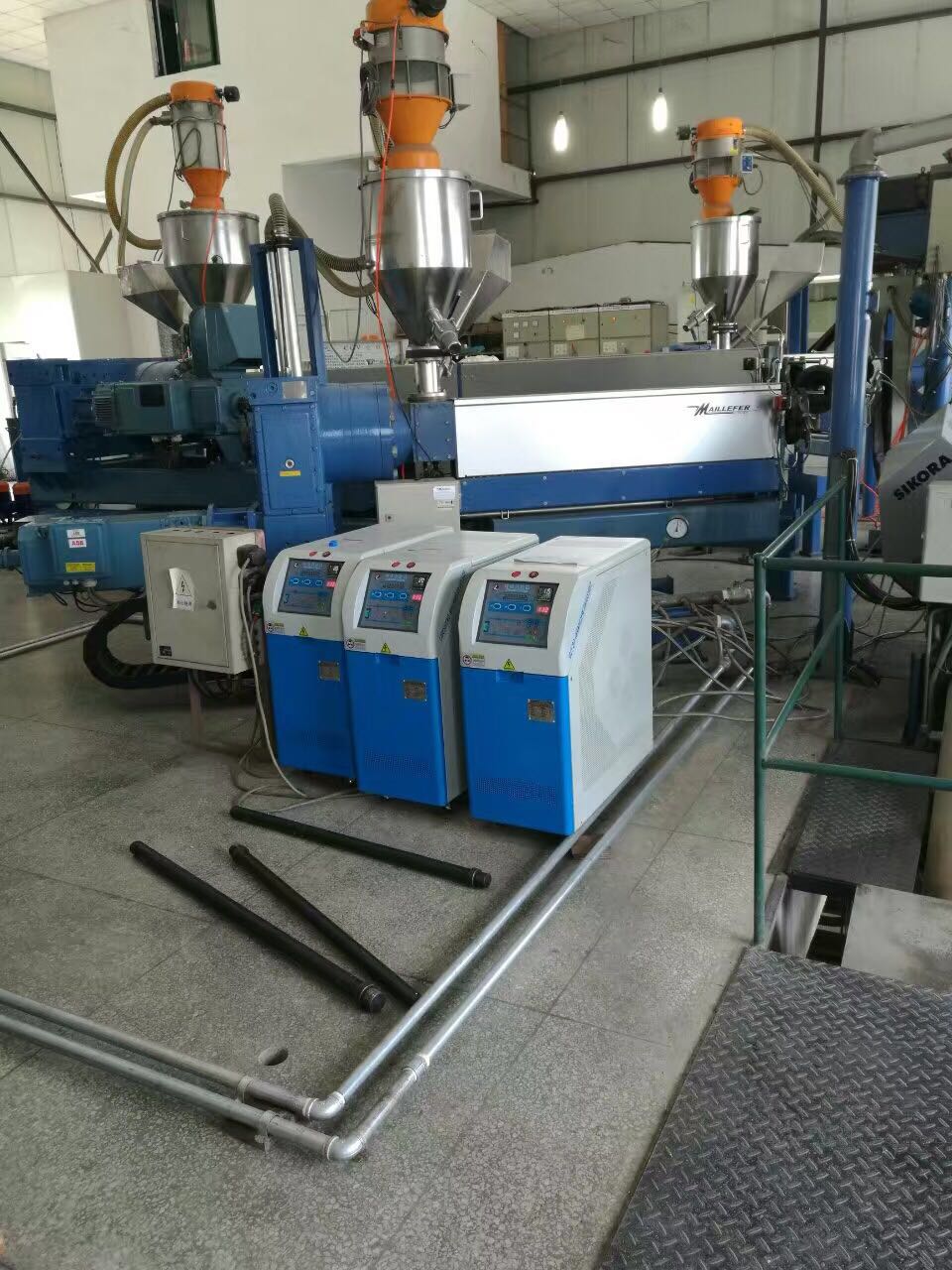 橡膠條擠出控溫機，擠出模具控溫機